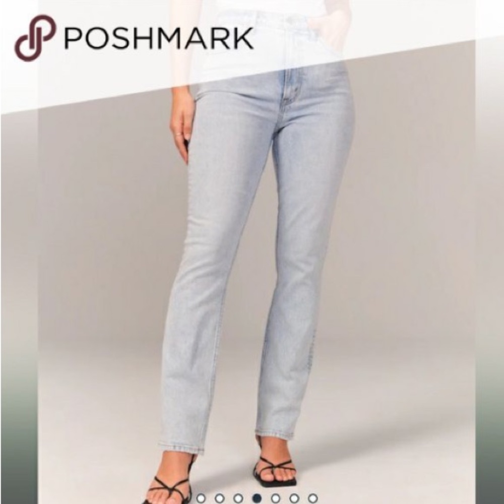 Abercrombie 90’s slim straight ultra high rise - Picture 5 of 10